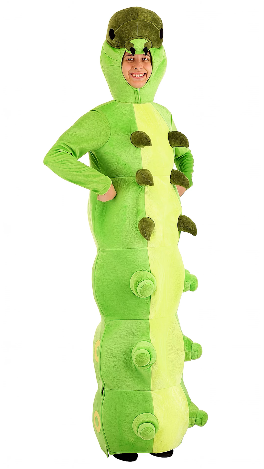 FUN7073AD Ai Adult Green Caterpillar Costume